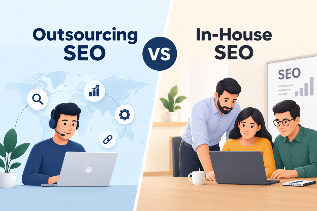 outsourcing seo vs In-house seo