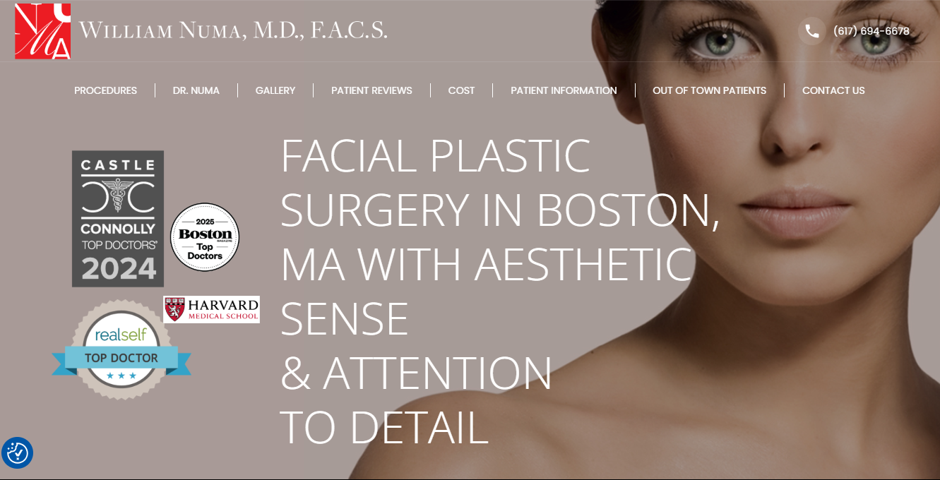 Dr. William Numa Website Overview