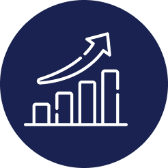 Digital marketing implementation strategy icon