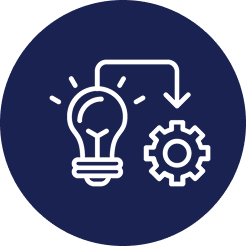 Digital marketing growth strategy icon