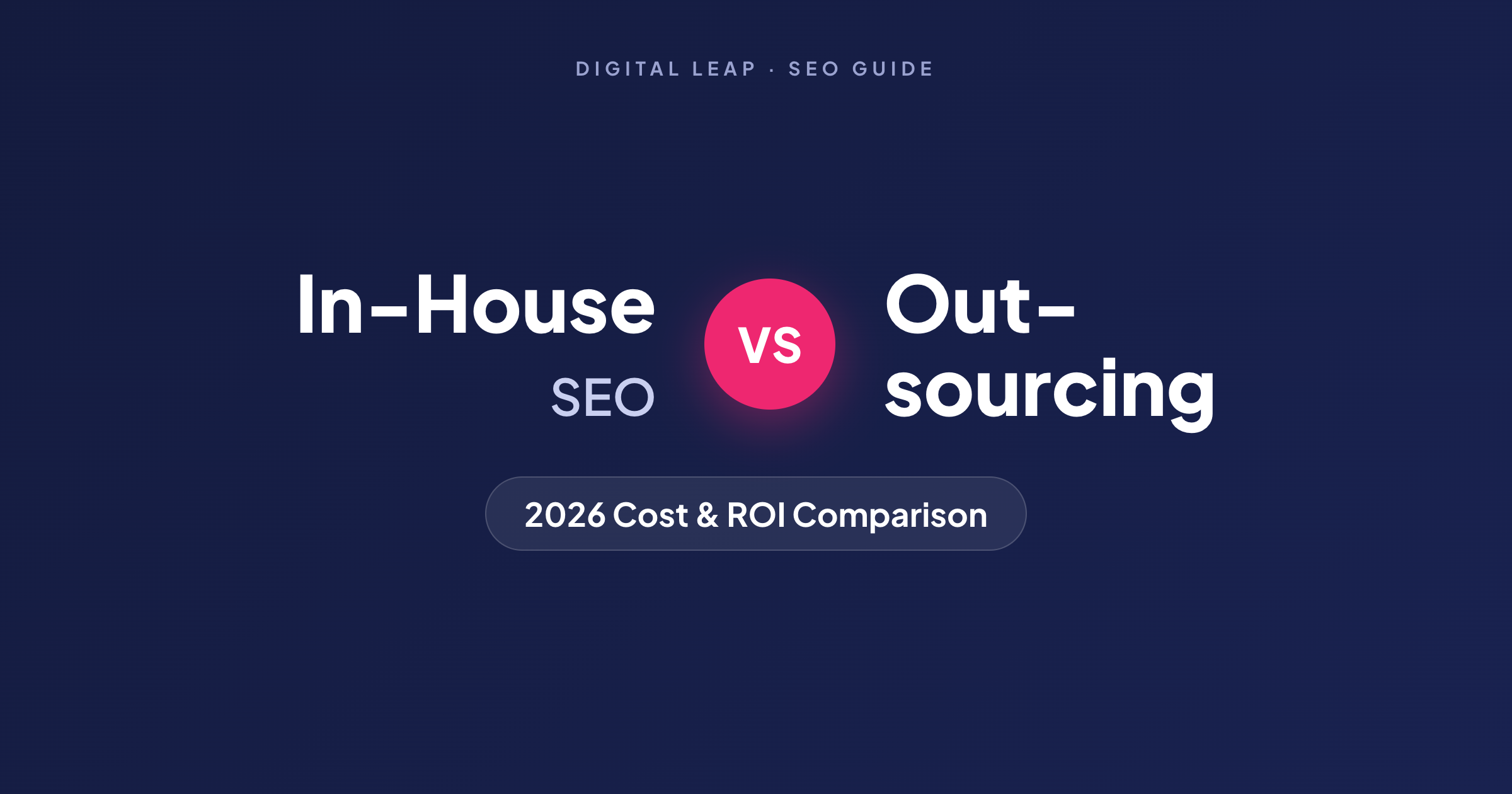 In-House SEO vs Outsourcing 2026 cost and ROI comparison