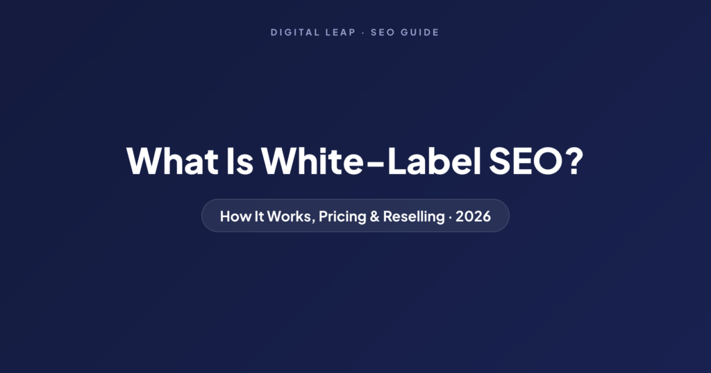 What is white label SEO — how it works, pricing and reselling
