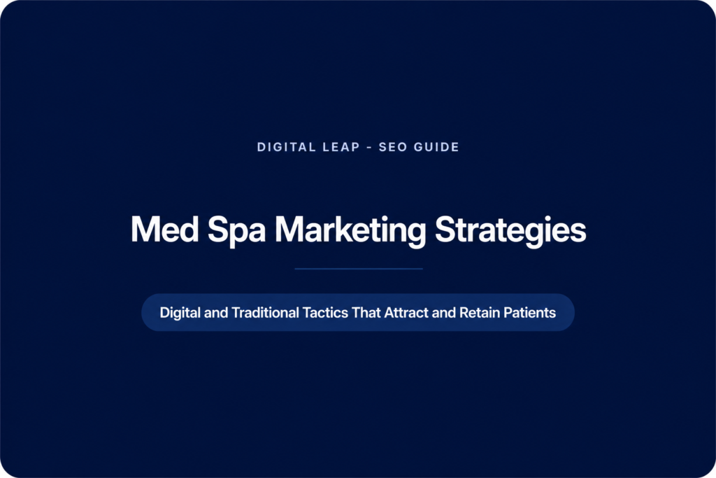 Med Spa Marketing Strategies