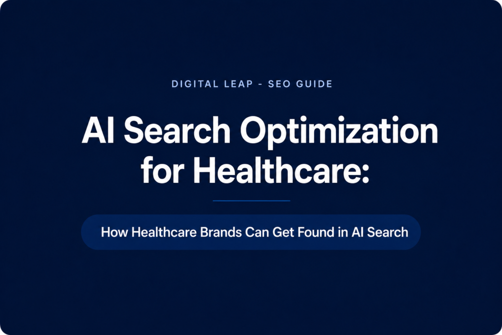 ai search optimization for healthcare