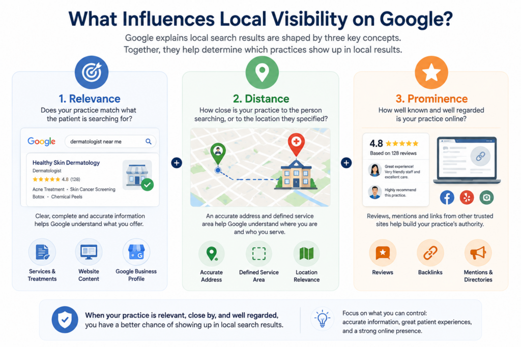local visibility on Google